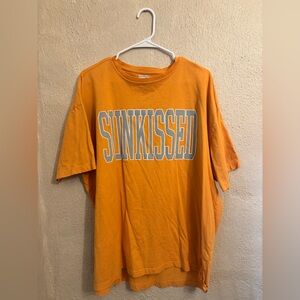 Orange Sunkissed Short Sleeve Tee